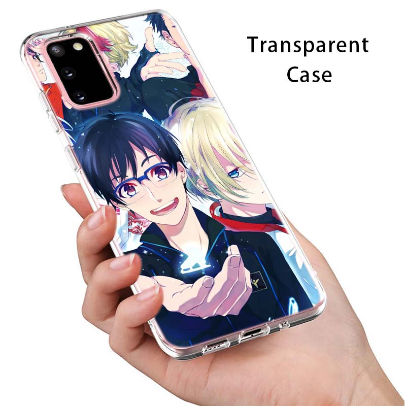 Мягкий чехол для телефона Anime Yuri On Ice для Samsung Galaxy S22 Pro S21 S20 FE Ultra S10 S10E Lite S9 S8 Plus S7 S6 Edge