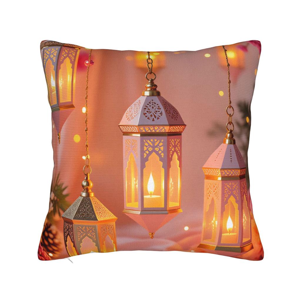 Ramadan Lantern Pillow Cover Fashion Pillow Case For Sofa Car Home Decor Soft Cushion Cover Gift