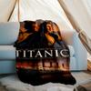 Titanic Theme Printed Blanket - Perfect for Couch, Bed, Travel & Outdoor Use | Machine Washable, Cozy & Durable.