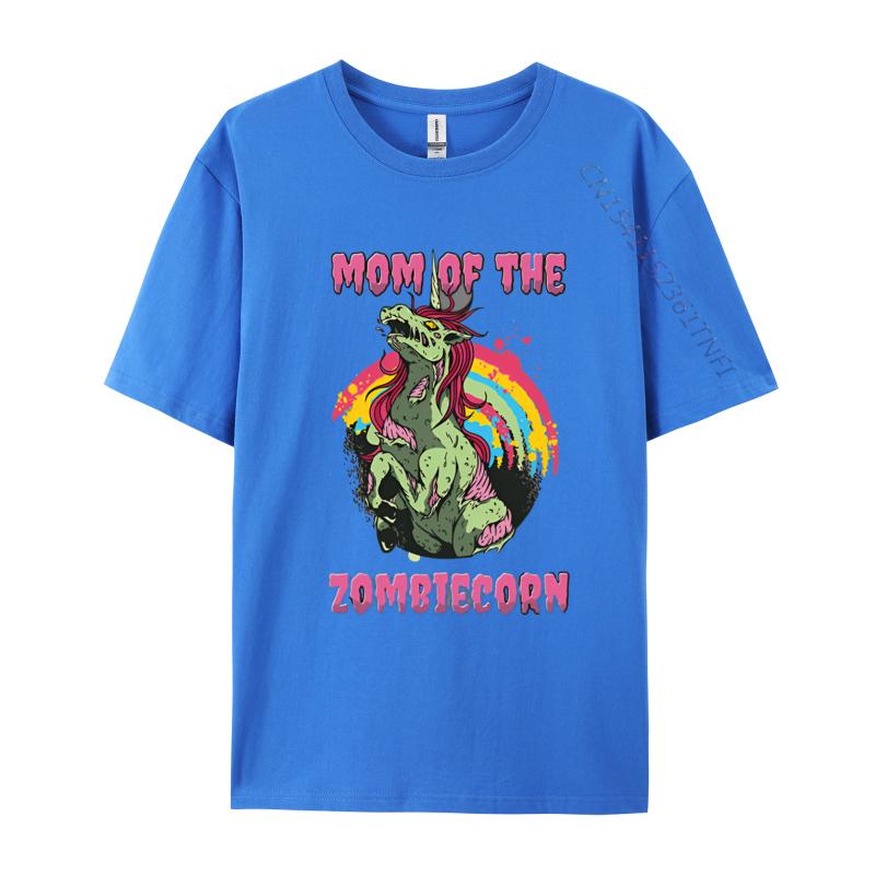 Funny Design Mom Of The Zombiecorn Creepy Unicorn Tshirts Printing Tshirts Faddish Cotton Unisex Tops Shirt