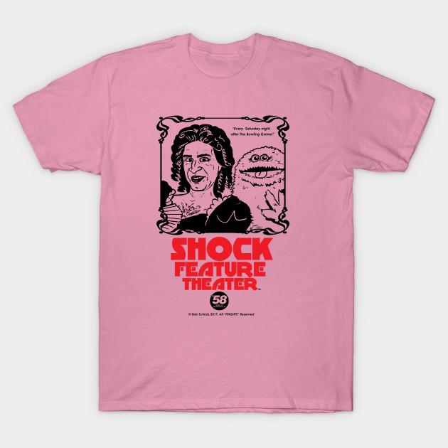 Футболка женская Tv 58 Shock Feature Theater Promo Shirt Harajuku Print Kawaii Футболка летняя с коротким рукавом женская футболка топ футболка