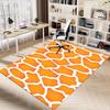1 шт. Коврик для пола с принтом жирафа, очень большой, нескользящий, для офиса, семьи, спальни, студии, ковер для больших помещений, ковер для помещений, яркие цвета