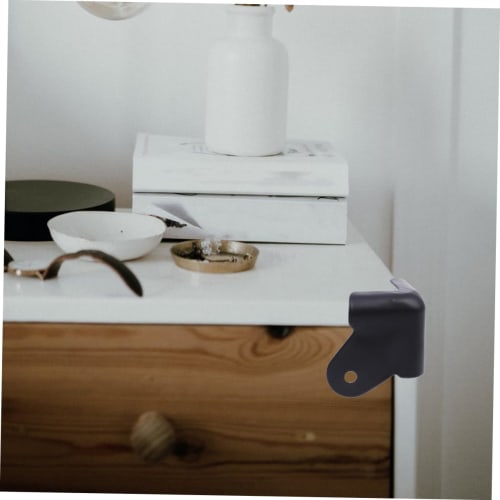 QUMIIRITY 10-Piece Speaker Corner Protection Angled Corner Guards, Cabinet Corner Guards, Speaker Corner Covers, Amplifier Speaker Corner Protectors,