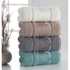 4 Pcs Soft Head Hand Face Towel Bathroom Towel Set 100% Cotton 50x85 Cm Colorful