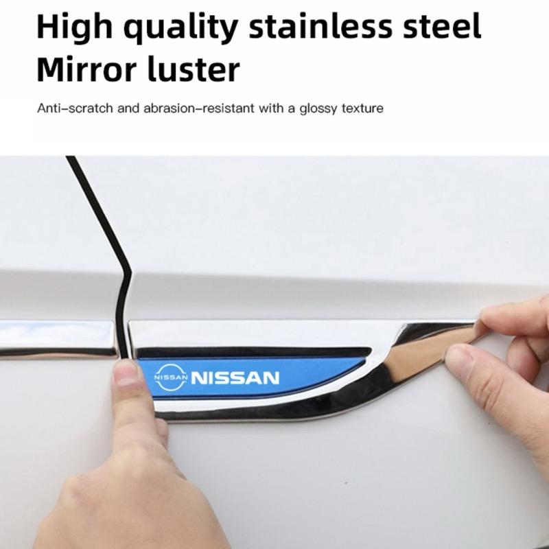 ASO2 2Pcs Car Styling Side Fender Body Emblem Stickers Knife Badges Decoration For Nissan Qashqai Juke Pulsar Sentra Altima Patrol