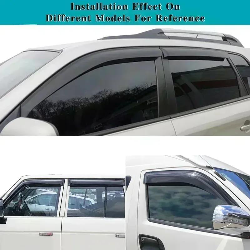 Дефлекторы боковых окон для VW T6 2016 2017 2018 2019 2020 2021 Transporter Ветровики Защита от дождя Козырьки дверей Вентиляционные
