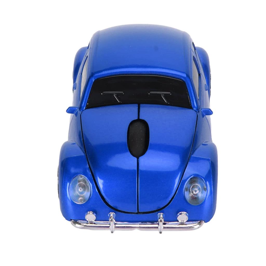 Wireless Classic Car Style Optical Mouse with USB 1600DPI LED Ergonomic Office Mouse for Laptops and Desktop Computers Mouse, 2.4G Receiver, Light,