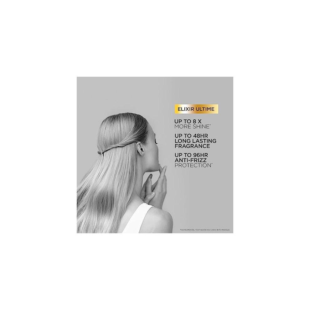 Kérastase Elixir Ultime, Масло для волос, Усиливающее блеск, Питательное, Ухаживающее средство, Для окрашенных волос, С 4 драгоценными маслами и экстрактом императорского чая
