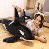 Имитация куклы косатки плюшевая игрушка морская жизнь горбатый кит рыба кукла подушка для бросания тряпичная кукла