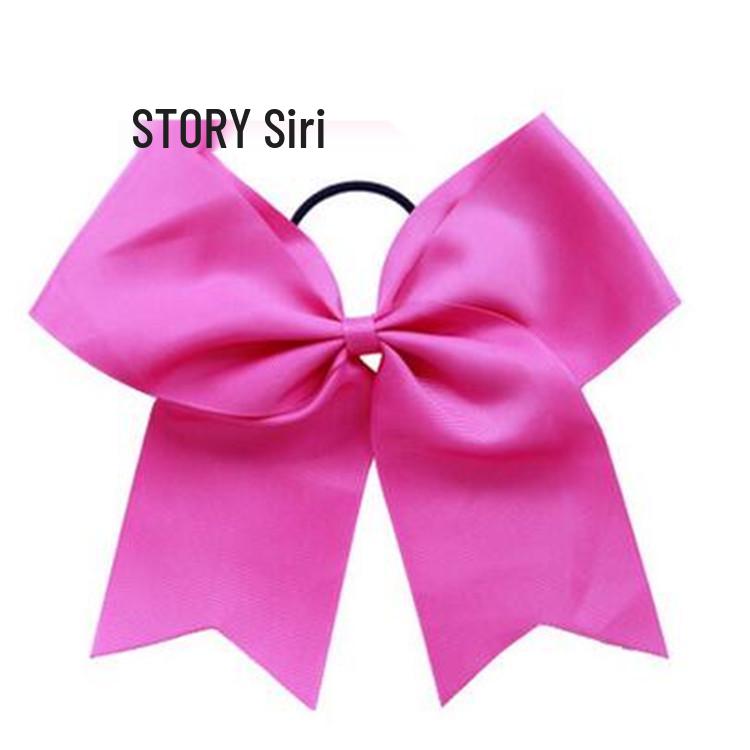 8-Inch Pigtail Bow Ribbon Hair Tie for Girls