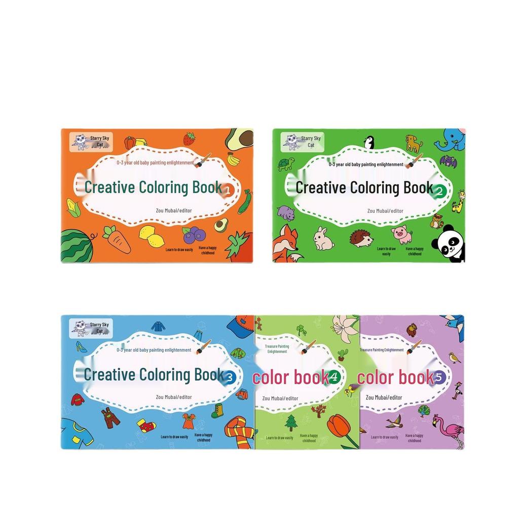 Handmade Toddler Doodle & Coloring Book: Early Education Art and Painting Adventures