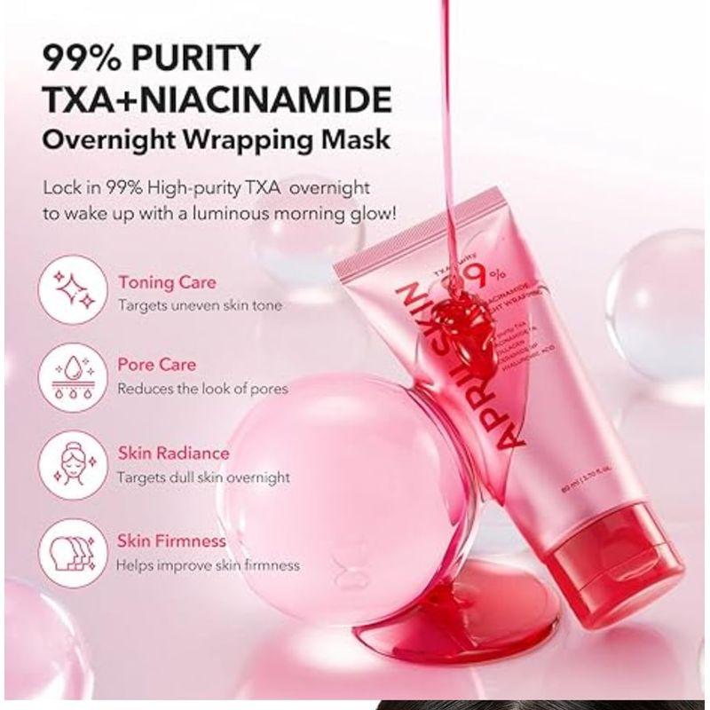 Aprilskin TXA Ниацинамид 99 Ночная маска-обертка