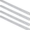 E Track Tie-Down Rail Kit, 24PCS 5' E-Tracks Set Includes 8 Steel Rails & 8 O-Ring Anchors & 8 Tie-Offs with D-Ring, Versatile Securing Accessories