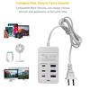 Зарядная станция USB C 50 Вт, 6 портов, 3 PD, 3 USB или 6 USB, настольная розетка, экологичный пластик, быстрая зарядка