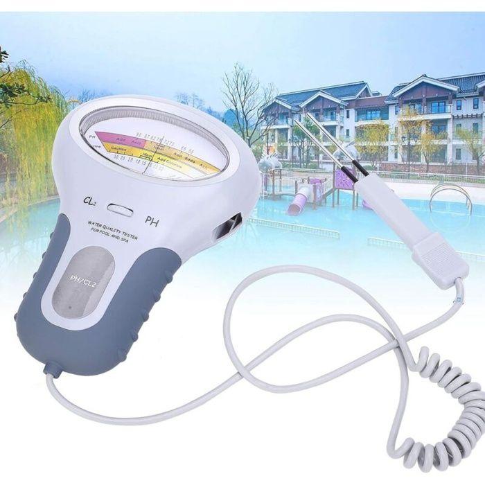 AIMOONSA Testeur eau piscine PC-102B CL2 – Mesure pH et chlore (CL2)