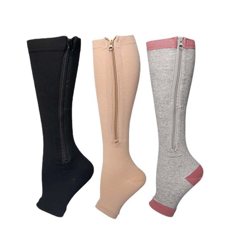 Компрессионные носки Женские носки на молнии Летние носки для ног Спортивные компрессионные носки Компрессионные носки Носки с открытым носком