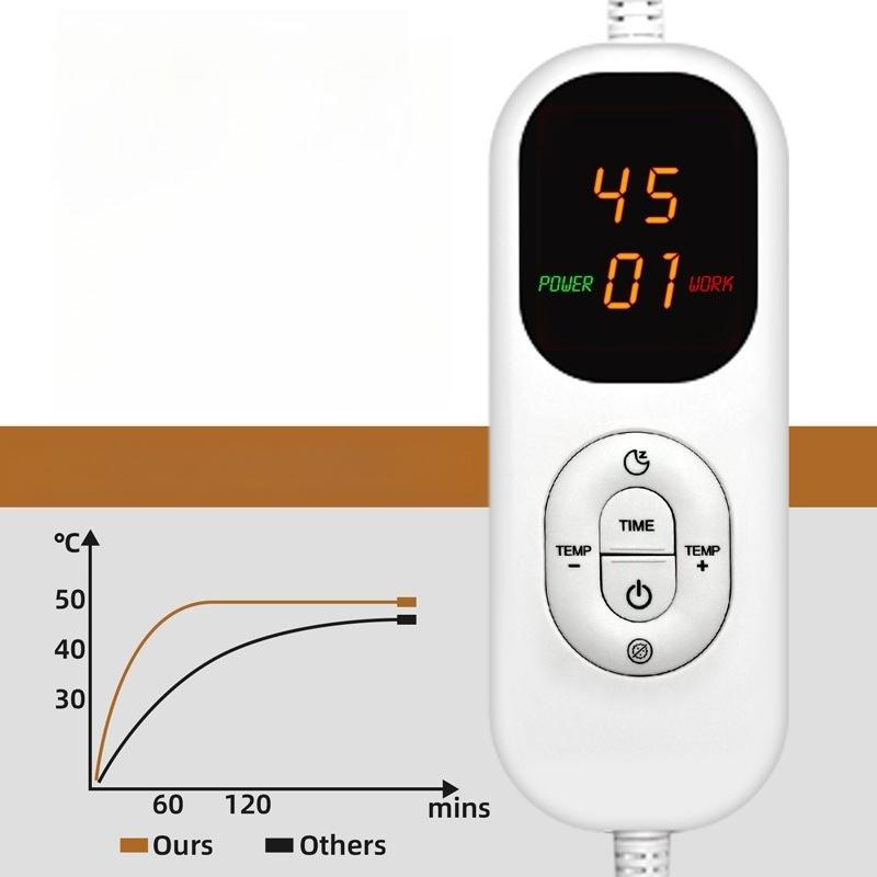 150x180 см Электрическое греющее одеяло Интеллектуальный контроль температуры Греющие одеяла Согревающее одеяло Нулевое магнитное поле Быстрый нагрев Моющийся матрас