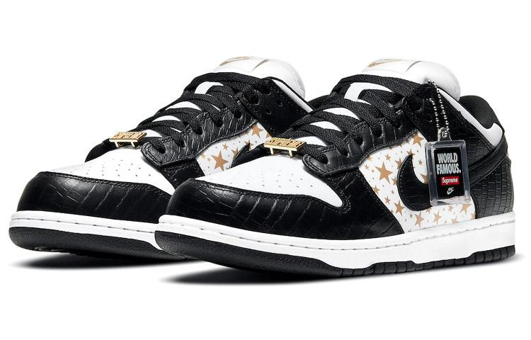 Nike Sb Dunk Low Supreme Stars Черные 2021 DH3228-102