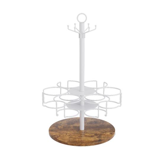 Держатель для бутылок с водой объемом 40 унций, вращающаяся на 360 градусов подставка для стакана, простая установка, стеллаж для хранения в шкафу, экономия места, аксессуары для стакана