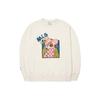 New MLB Sweatshirts Unisex Beige 3AMTL0224-50CRS
