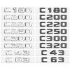 Для Mercedes Benz 3D буквы Наклейки на автомобиль Mercedes Benz AMG C200 C220 C250 C300 E300 E320 V6 V8 W205 W204 W213 Эмблема на багажник