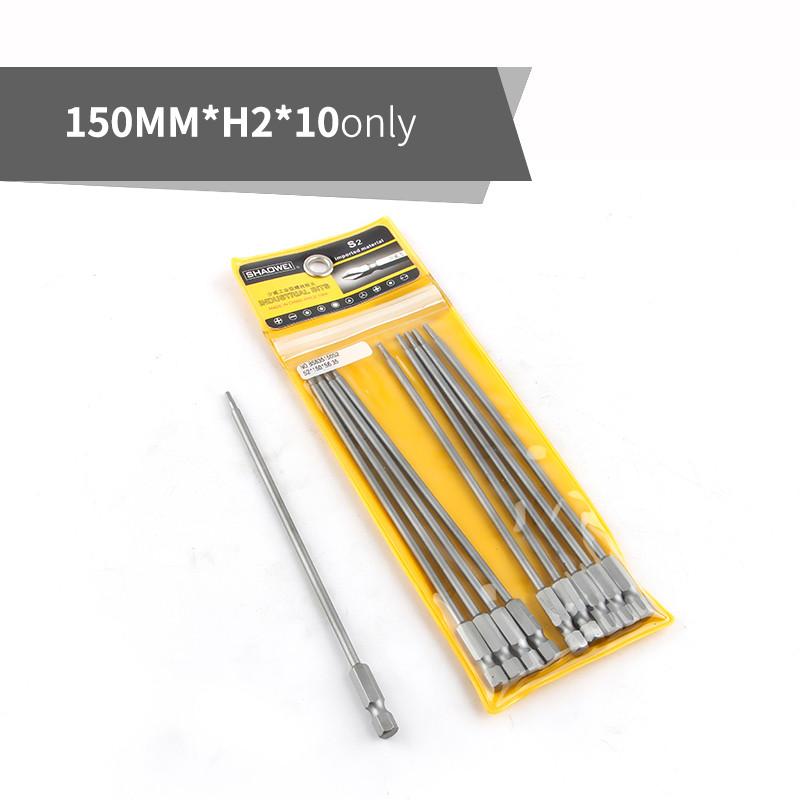 150mm Length Screwdriver Drill Bit Sets S2 Steel Screw Driver Bits Hex Magnetic 1/4"Hand Repair Kits Tools