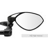1 пара мотоциклетных зеркал заднего вида с цевьем, универсальное зеркало заднего вида на руль 2-в-1