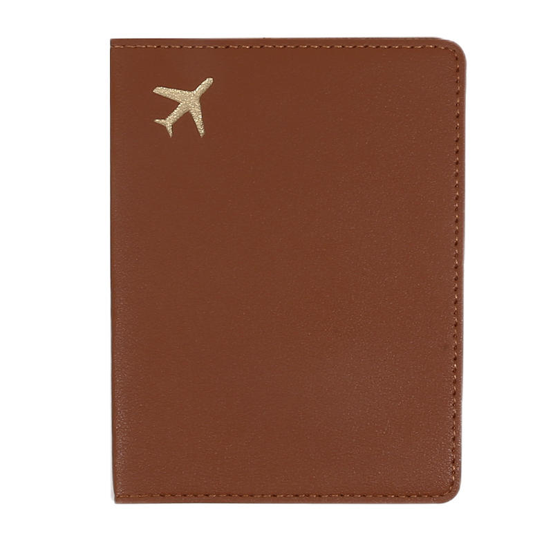 Набор ПУ обложек для паспорта Дорожный держатель для паспорта Чехол Держатель для билетов для бизнеса Простой узор самолета Портативная сумка для паспорта