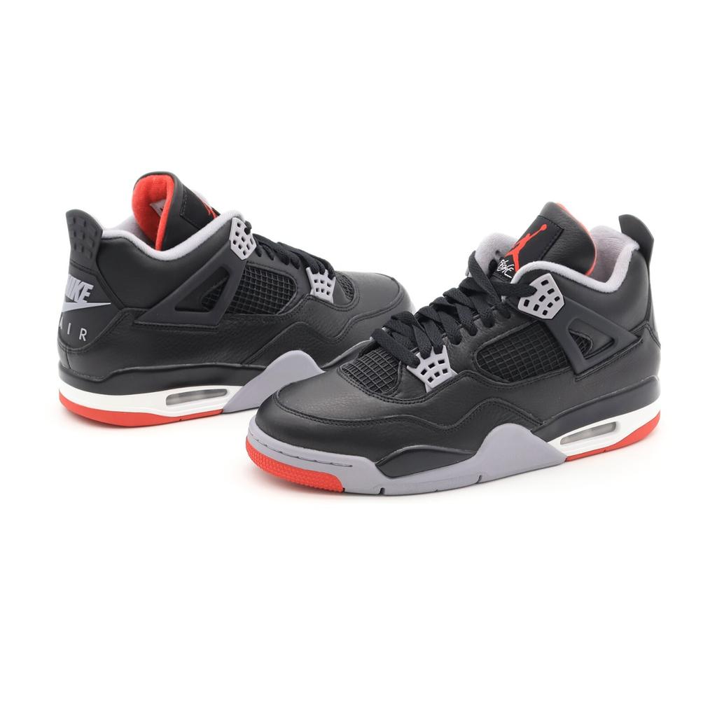 FV5029-006 Nike Air Jordan 4 Retro Bred Reimagined Цементно-серый Красный (Мужской)