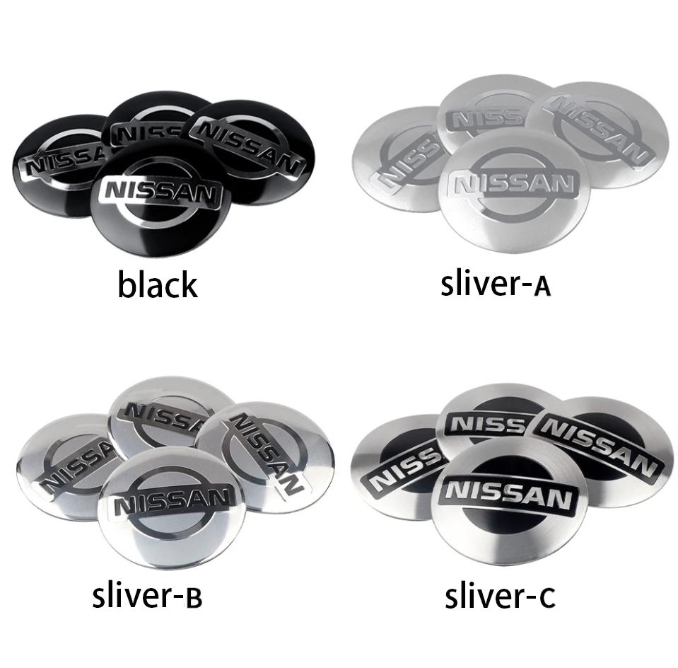 Car New Styling 56mm Wheel Center Hub Cap Sticker Badge Decoration Nissan Qashqai Note Juke Nismo Patrol Navara Mic GTR X-trail