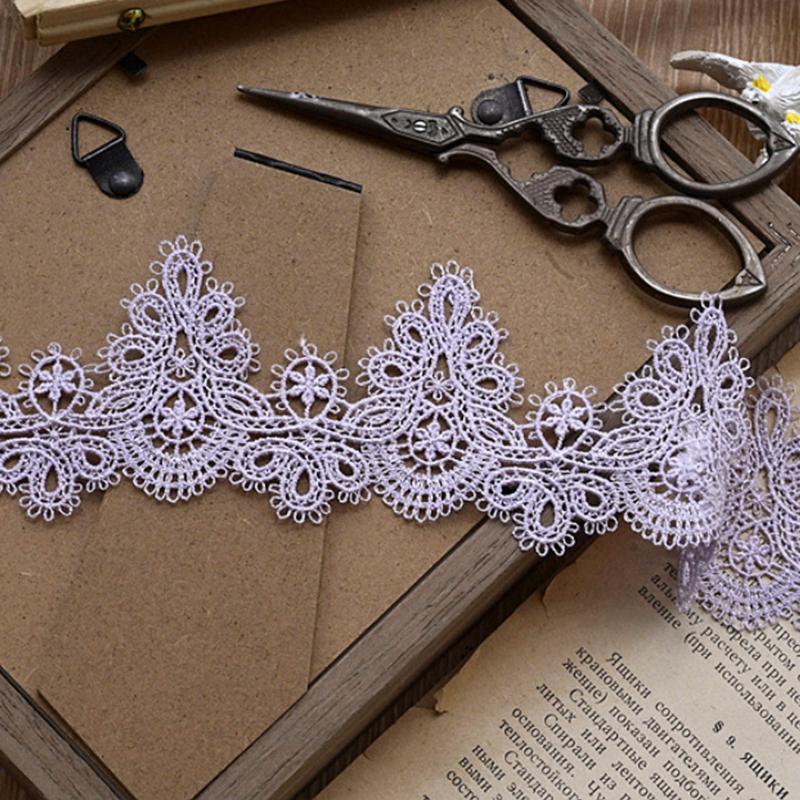 1 шт. DIY Занавески Гибкие Юбки Мягкие Аксессуары для Волос Отделочный Материал Упаковка Подарков Деликатные Скатерти Кружево Декоративные 5,5 см x 1 м