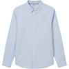 Levis Loose Casual Striped Soft Comfortable Polo Long Sleeve Shirt Men Shirts Blue 0017V-0007