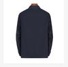 [Bold and Stylish] Spring and Autumn New Solid Color Versatile Business and Leisure Flip Collar Single breasted Jacket Men's Coat