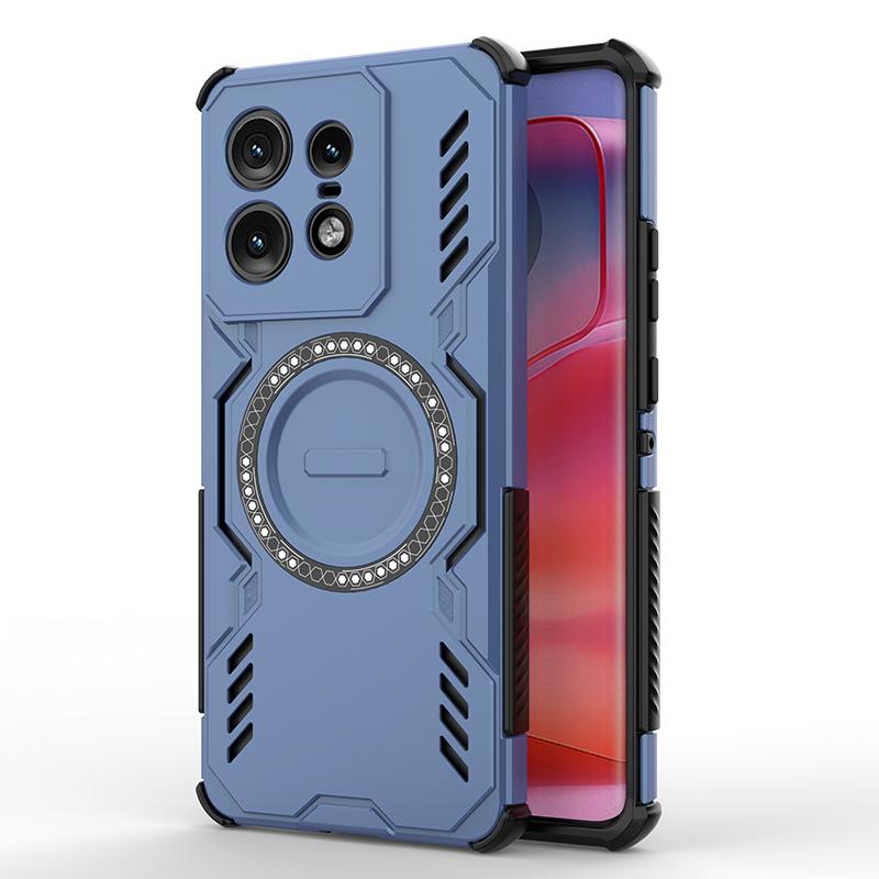Armor Shockproof Phone Case For Motorola Edge 50 Fusion Car Magnetic Holder Cover For Moto Edge50Pro 50 Pro Edge 50 Neo Funda
