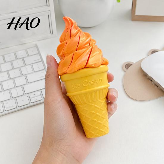 Retractable Ice Cream Cone Telescopic Fidget Toy, Novelty Spiral Swords, Sensory Stress Fun Office Relievers Relief Toy for Anxiety, Portable