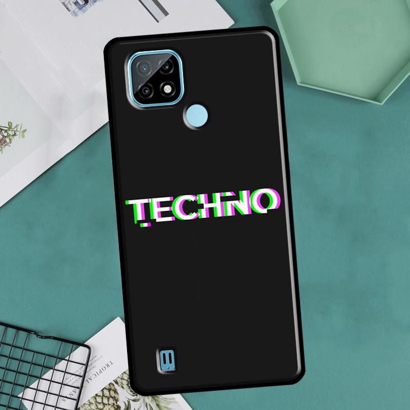 Техно-музыка для Realme GT Neo 2 3 Master 8i 9i 8 9 Pro Plus C35, чехол для OnePlus 9 10 Pro 9R 10R Nord2