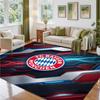 Bayern Munich Design Crystal Velvet Rug Soft Decorative Mat for Bedroom Entrance