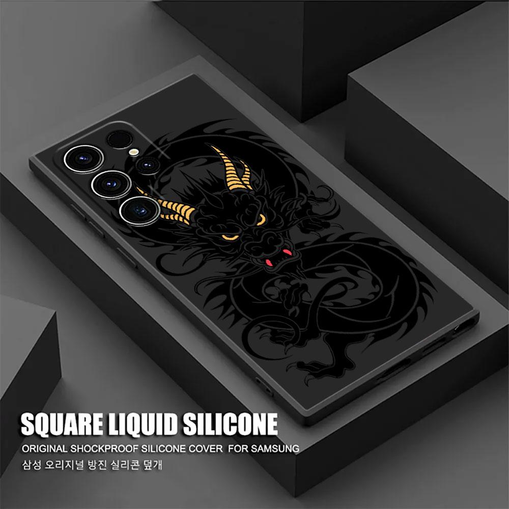 Fashion Dragon Tattoo Pattern Phone Case For Samsung Galaxy S26 Ultra Cases S25 FE S24 S23 S21 Ultra S20FE S22 S26 Plus 5G Cover