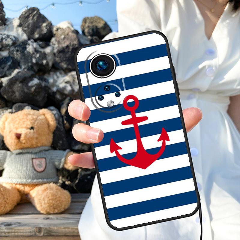 Чехол Anchor Boat для Honor Magic 6 Pro 90 70 50 Magic 5 Lite X6 X7 X8 X9 X6a X7a X8a X9a X8b X9b Чехол