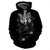 2023 New Fashion Black and White Cat 3D Hoodie Sweatshirts Pullover Men Women Casual Streetwear Plus Size Hoodies