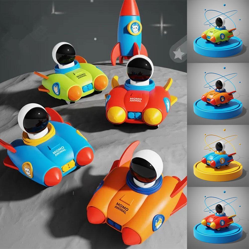 Astronaut Rocket Car Toys Wind-up Cars Press and Go Toy Cars Cute   Educational Toy