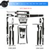Carbon Fiber For BMW 7 Series F01 F02 F03 F04 Car Film Interior Sticker Center Console Gear Dashboard Air Door Handle Lift Panel