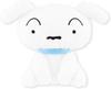T's Factory Crayon Shin-chan Sitting Mascot Shiro Approx. H140 X W110 X D75mm or Less (excluding Hands, Feet, Ears, and Hair) KS-5541813SI