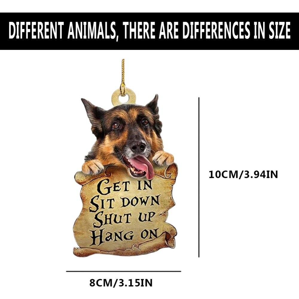 Подвеска в виде щенка, автомобильный рюкзак, украшения, милый автомобильный подвесной орнамент, брелок для интерьера, домашний декор, аксессуары