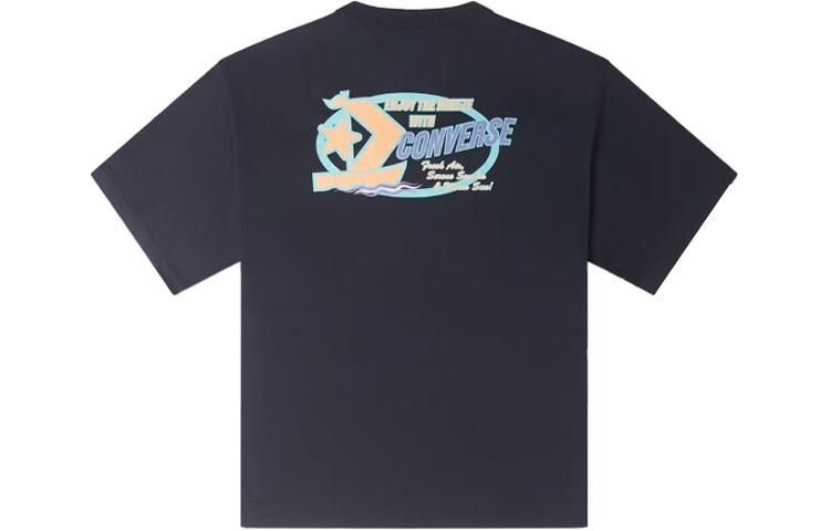 Converse SKATE VIBE GRAPHIC T Shirt Men's Black 10025441-A01