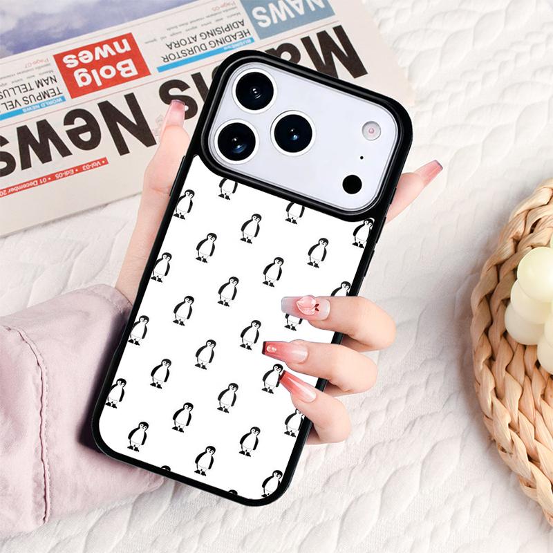 Penguin Phone Case For IPhone 17 16e 15 14 13 12 11 Pro Max Air Mini Soft Protective Cover