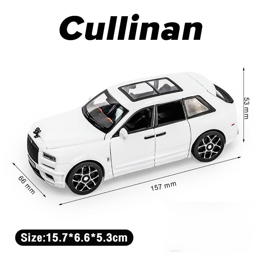 1/32 Rolls Royce Cullinan SUV Car Model Toys Diecast Alloy Simulation Vehicles Sound Light Car Toys for Boys Kids Collections