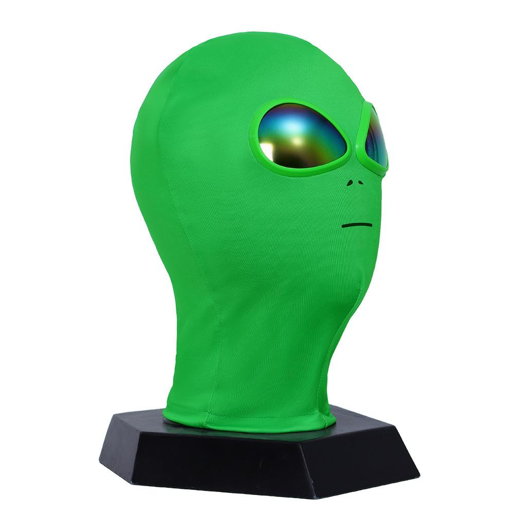 ET alien rainbow lenses headgear alien headgear elastic all-inclusive mask halloween suit