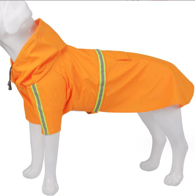 Dog Raincoat Corgi Cloak Style Puppy Waterproof Dog Clothes Reflective Pet Windproof Rainproof Hooded Raincoat for Dog