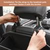 Car seat back storage rack Car tissue rack and storage box hook, 3-in-1 multi-function storage box